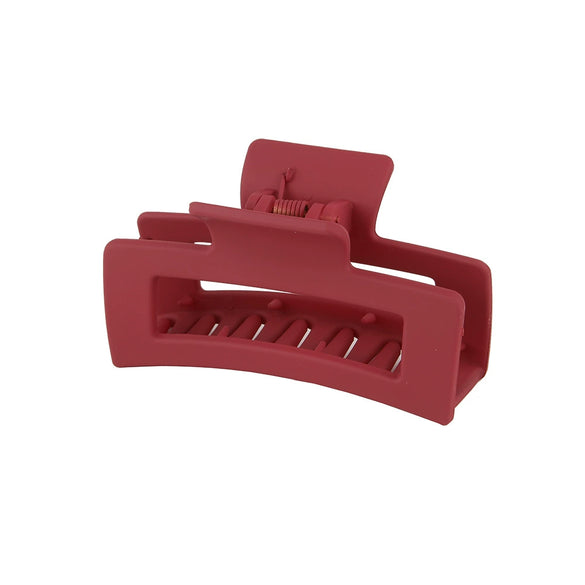 Women's Acrylic Rectangular Baking Paint Hair Clip