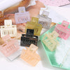 Women's Acrylic Rectangular Hairpin Claw Clip With Geometric Style And Baking Paint Treatment