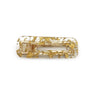 Women's Acrylic Square Side Clip Handmade Simple Leopard Style Hair Accessories