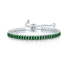Women's Adjustable Birthstone Bracelet Zircon Geometric Fashion Jewelry Accessories