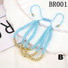 Women's Adjustable Braided Crystal Glass Beaded Bracelet Geometric Ins Style Fashion Bracelet