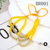 Women's Adjustable Braided Crystal Glass Beaded Bracelet Geometric Ins Style Fashion Bracelet