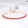 Women's Adjustable Color Zircon Geometric Style Highend Temperament Nonfading Crystal Bracelet For Women