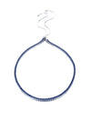 Women's Adjustable Copper Collar Necklace With Geometric Zircon Pendant Simple Natural Style Bamboo Chain Statement Jewelry