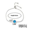 Women's Adjustable Geometric Bright Star Bracelet In Environmentally Friendly Copper With Colorful Zirconia Accents