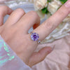 Women's Adjustable Opening Rotating Ring Copper Flower Design Electroplated Light Luxury Accessories
