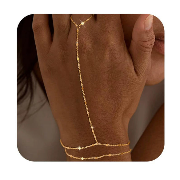 Women's Adjustable Retro Geometric Copper Ring And Bracelet Set Simple Electroplated Fashion Jewelry Daily Wear Accessories