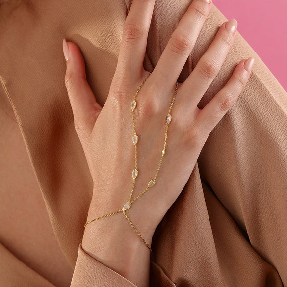 Women's Adjustable Retro Geometric Copper Ring And Bracelet Set Simple Electroplated Fashion Jewelry Daily Wear Accessories