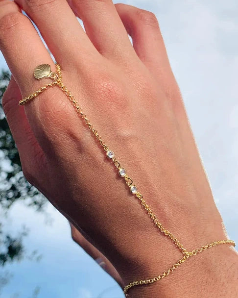Women's Adjustable Retro Geometric Copper Ring And Bracelet Set Simple Electroplated Fashion Jewelry Daily Wear Accessories