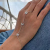 Women's Adjustable Retro Geometric Copper Ring And Bracelet Set Simple Electroplated Fashion Jewelry Daily Wear Accessories