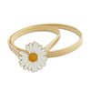 Women's All Match Metal Elastic Waist Belt With Alloy Leaf Buckle Electroplated Dress Accessory