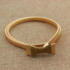 Women's All Match Metal Elastic Waist Belt With Alloy Leaf Buckle Electroplated Dress Accessory