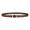 Women's All Match Simple Light Luxury Genuine Leather Belt With Hand Stitching Semicircle Buckle And Embossing