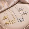 Women's Allmatch Highend Light Luxury Niche Pig Nose Clavicle Chain Necklace In Titanium Steel With Vacuum Internal Electroplating