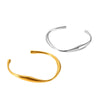 Women's Allmatch Stainless Steel Geometric Shaped Bracelet With Electroplating Treatment