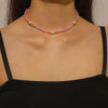 Women's Alloy And Artificial Crystal Beaded Necklace Handmade With Honeybee Animals Pattern And Electroplating Treatment