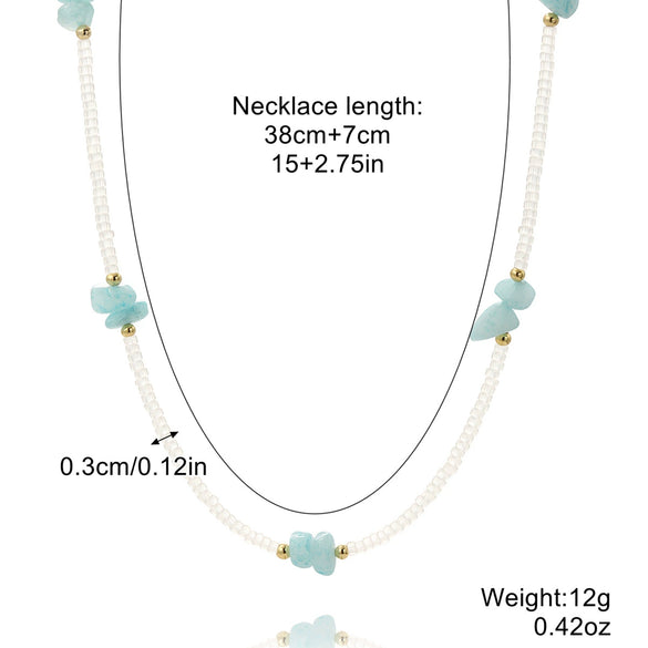 Women's Alloy And Artificial Crystal Beaded Necklace Handmade With Honeybee Animals Pattern And Electroplating Treatment