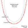 Women's Alloy And Artificial Crystal Beaded Necklace Handmade With Honeybee Animals Pattern And Electroplating Treatment