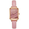 Women's Alloy And Imitation Leather Fashion Retro Square Watch