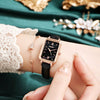 Women's Alloy And Imitation Leather Fashion Retro Square Watch