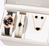 Women's Alloy And Imitation Leather Fashion Simple Round Dial Watch With Spiral Crown And Pin Buckle
