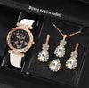 Women's Alloy And Imitation Leather Fashion Simple Round Dial Watch With Spiral Crown And Pin Buckle