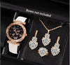 Women's Alloy And Imitation Leather Fashion Simple Round Dial Watch With Spiral Crown And Pin Buckle