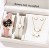 Women's Alloy And Imitation Leather Fashion Simple Round Dial Watch With Spiral Crown And Pin Buckle