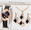 Women's Alloy And Imitation Leather Fashion Simple Round Dial Watch With Spiral Crown And Pin Buckle