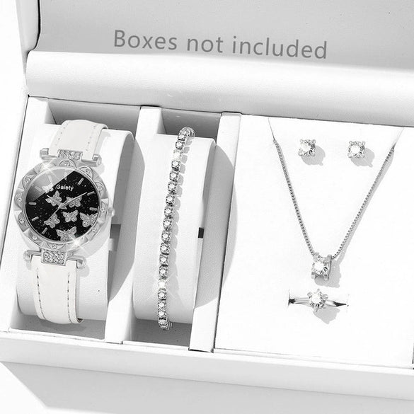 Women's Alloy And Imitation Leather Fashion Simple Round Dial Watch With Spiral Crown And Pin Buckle