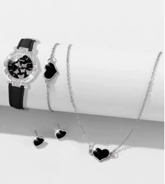 Women's Alloy And Imitation Leather Fashion Simple Round Dial Watch With Spiral Crown And Pin Buckle