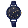 Women's Alloy And Imitation Leather Quartz Belt Watch Round Dial Pin Buckle Retro Casual Style