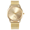 Women's Alloy And Plastic Mesh Quartz Watch With Round Dial And Fashion Style
