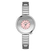 Women's Alloy And Stainless Steel Belt Round Dial Fashion Simple Bracelet Watch