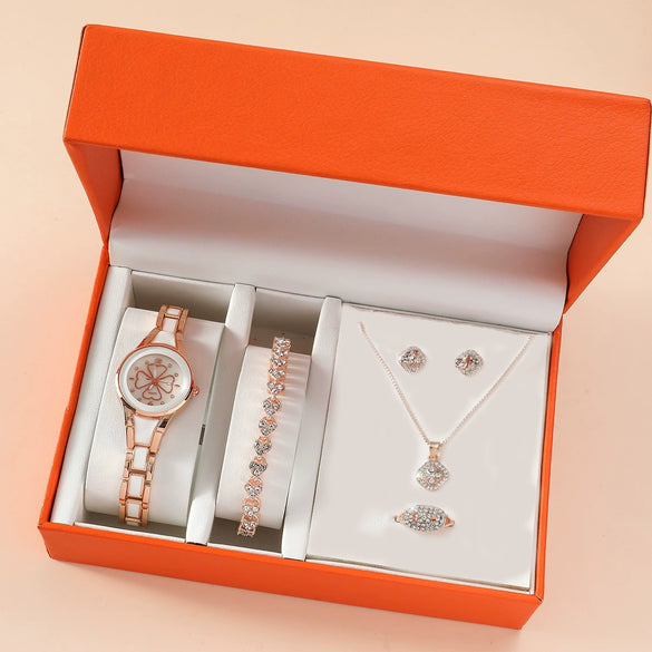 Women's Alloy And Stainless Steel Casual Fashion Rectangle Dial Quartz Watch