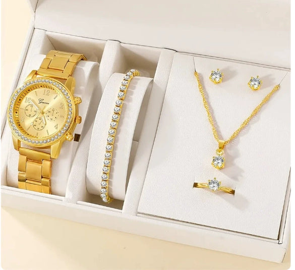 Women's Alloy And Stainless Steel Casual Fashion Rectangle Dial Quartz Watch