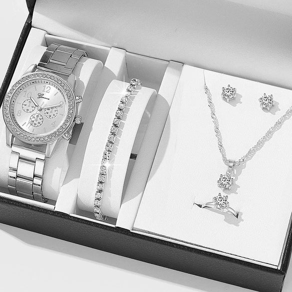 Women's Alloy And Stainless Steel Casual Fashion Rectangle Dial Quartz Watch