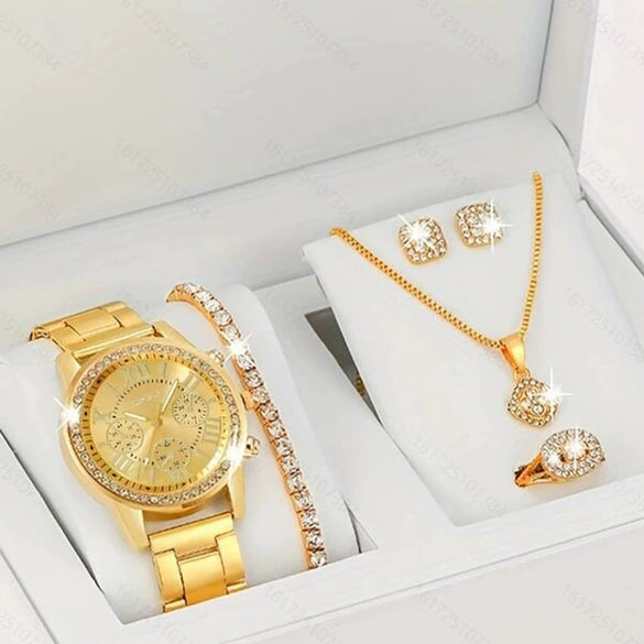 Women's Alloy And Stainless Steel Casual Fashion Rectangle Dial Quartz Watch