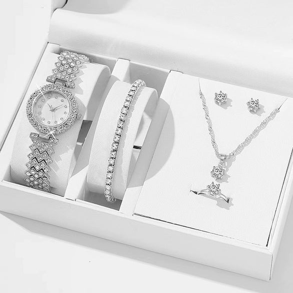 Women's Alloy And Stainless Steel Casual Fashion Rectangle Dial Quartz Watch