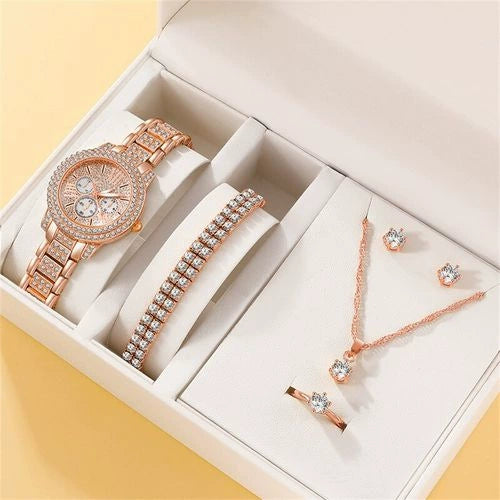 Women's Alloy And Stainless Steel Casual Fashion Rectangle Dial Quartz Watch