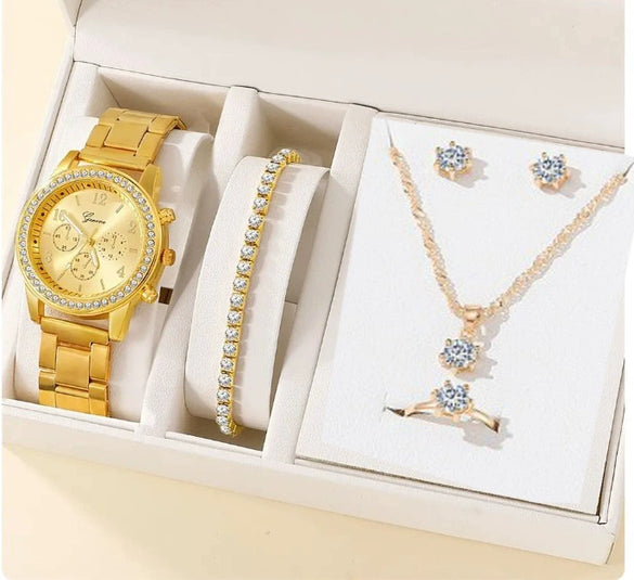 Women's Alloy And Stainless Steel Casual Fashion Rectangle Dial Quartz Watch