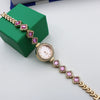 Women's Alloy And Stainless Steel Leisure Style Round Dial Quartz Watch