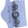 Women's Alloy And Stainless Steel Round Dial Quartz Bracelet Watch Leisure Style