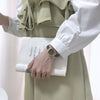 Women's Alloy And Stainless Steel Watch With Round Dial And Pin Buckle Leisure Style