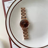 Women's Alloy And Steel Band Quartz Watch Casual Retro Style