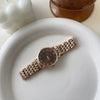 Women's Alloy And Steel Band Quartz Watch Casual Retro Style