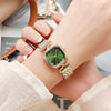 Women's Alloy And Steel Belt Square Dial Quartz Watch Light Luxury Casual Fashionable