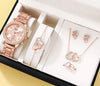 Women's Alloy And Titanium Alloy Casual Fashion Rectangle Dial Quartz Watch