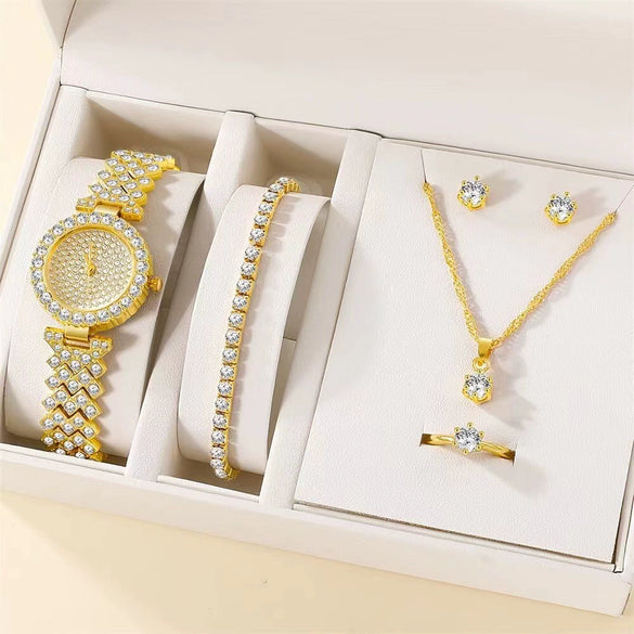 Women's Alloy And Titanium Alloy Casual Fashion Rectangle Dial Quartz Watch