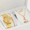 Women's Alloy And Titanium Alloy Casual Fashion Rectangle Dial Quartz Watch
